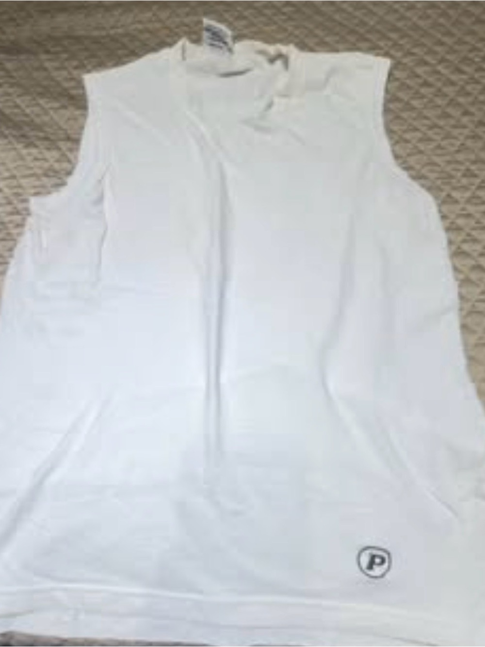 Vintage Papi Sleeveless Mock Neck Tank Top - Men’s Medium